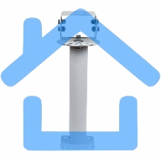 Кронштейн для камер видеонаблюдения Rexant с поворотной площадкой, труба 5,1 см, 30 см