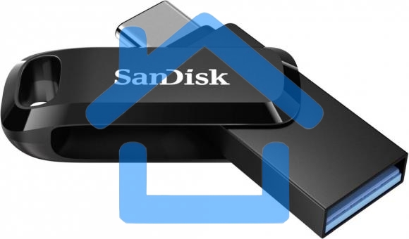Флешка USB R/W 64Gb SanDisk Ultra Dual Drive Go, USB 3.1 - USB Type-C Black
