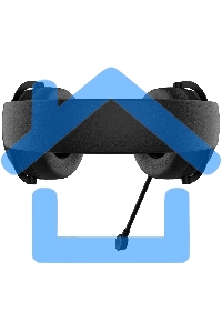 Наушники с микрофоном Acer AHW120 черный мониторные оголовье (ZL.HDSCC.01C)