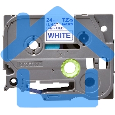 Картридж Brother TZ-E253 24 мм, 8 м, синий шрифт, белый фон, для BROTHER P-Touch