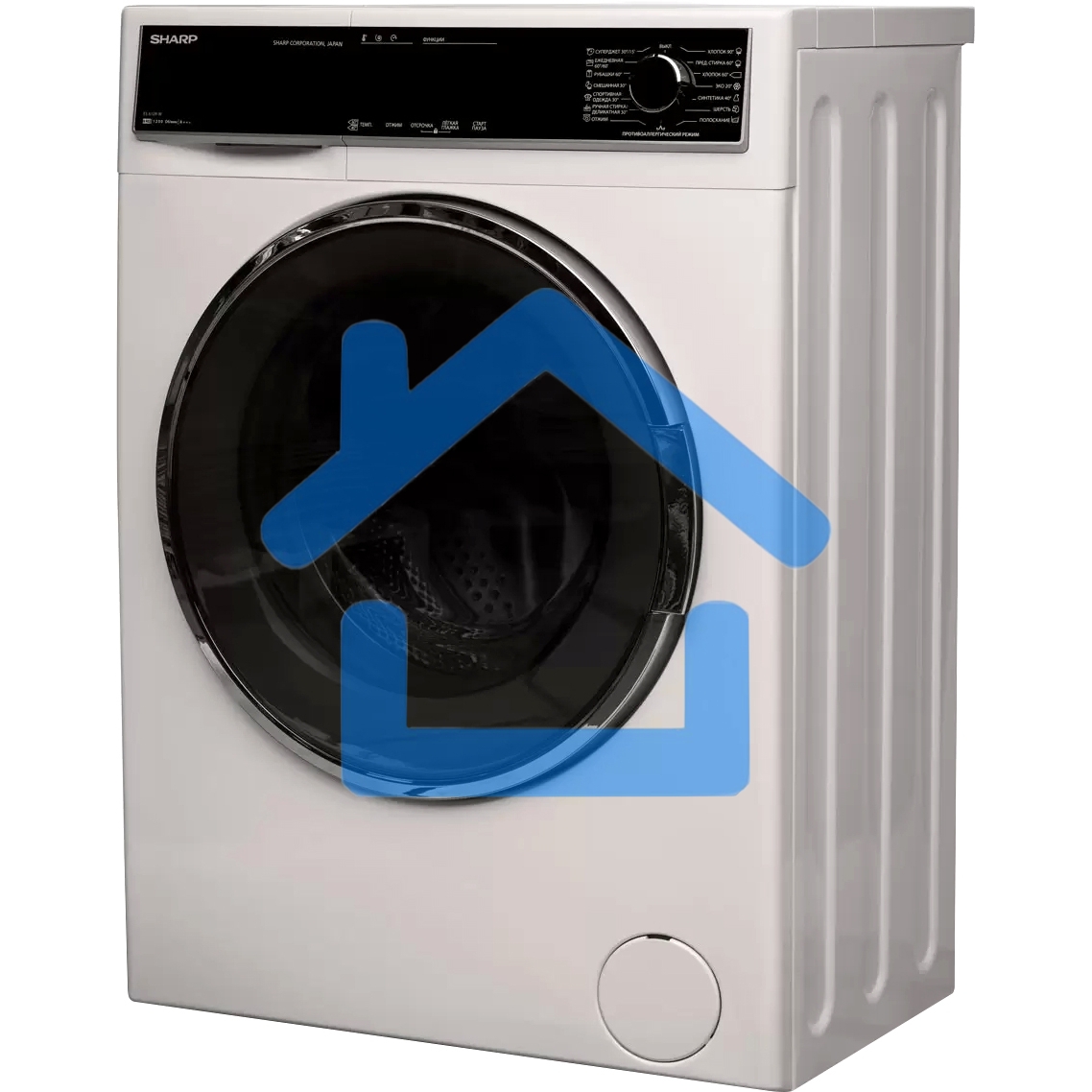 Стиральная машина Sharp ES612RW белый, загрузка фронтальная 6 кг, 1200 об/мин., класс: A+++