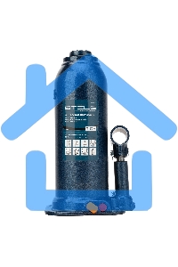 Домкрат гидравлический бутылочный, 10 т, h подъема 222-447 мм Stels