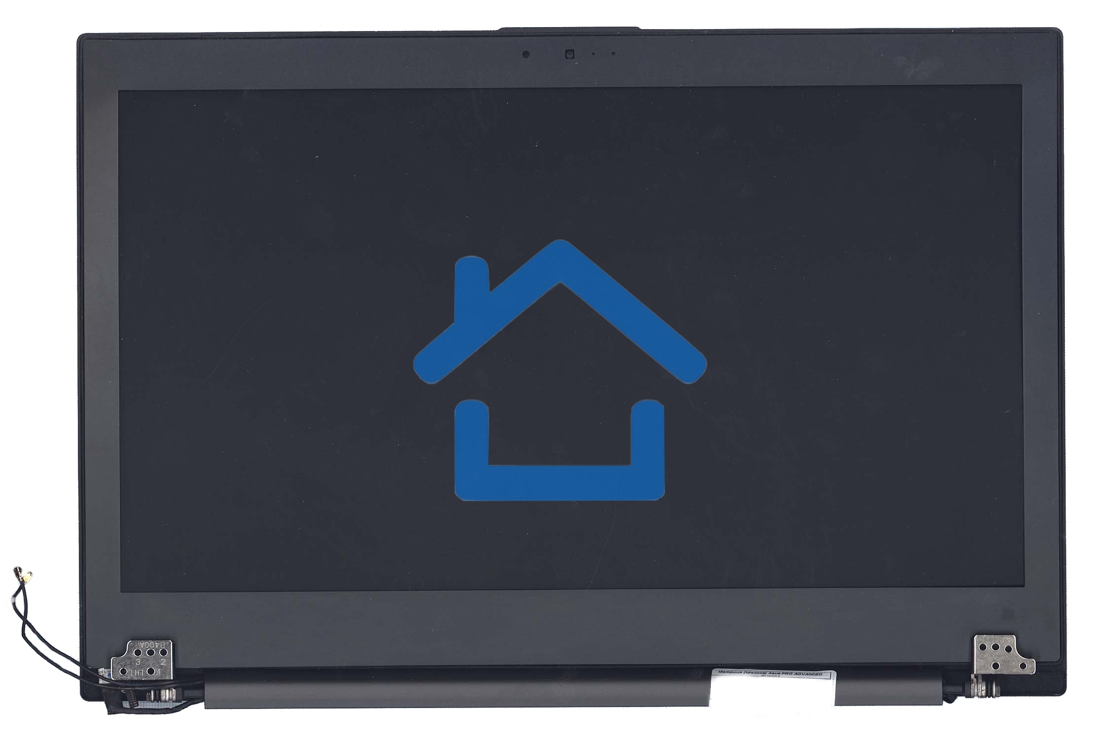 Матрица (крышка) для Asus PRO ADVANCED BU400A черная в сборе