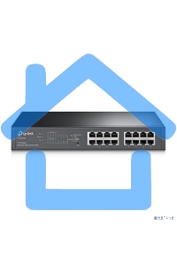 Коммутатор TP-Link SMB TL-SG1016PE Easy Smart гигабитный 16-портовый коммутатор с 8 портами PoE+