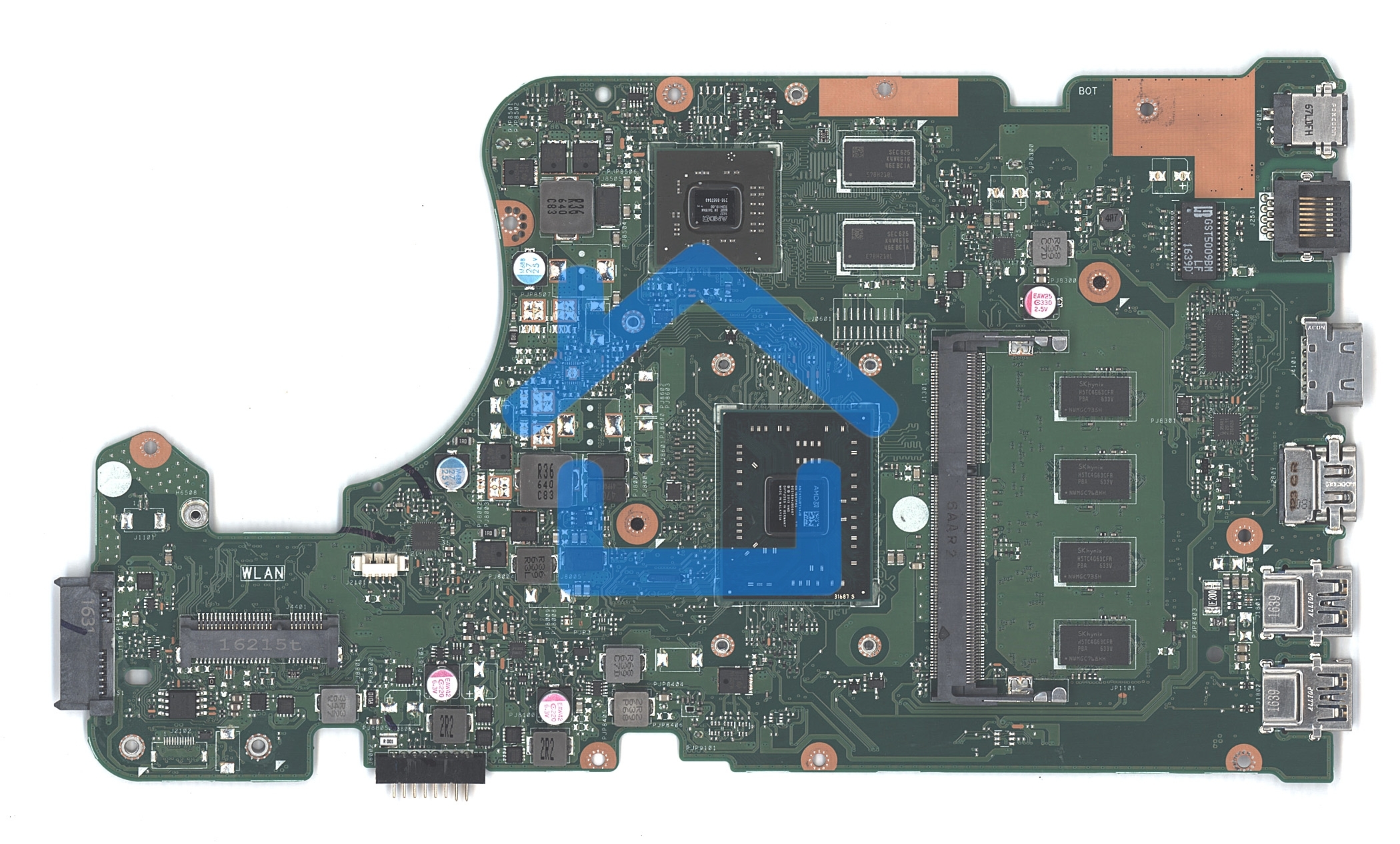 Материнская плата для Asus X555YI 4G/A8-7410