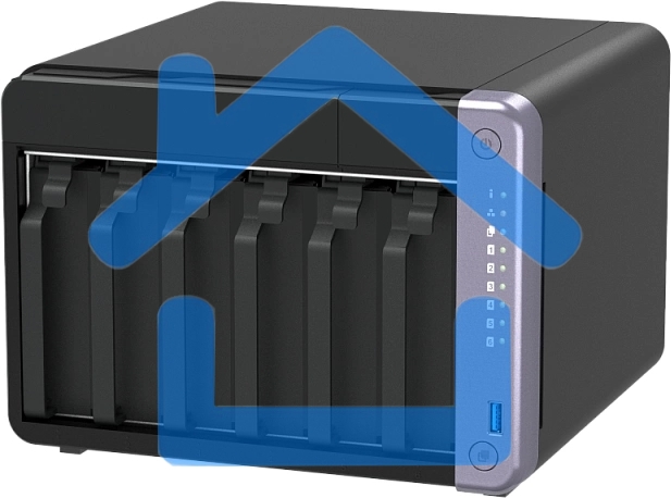Сетевое хранилище NAS Qnap TS-632X-4G 6-bay настольный Alpine AL-524
