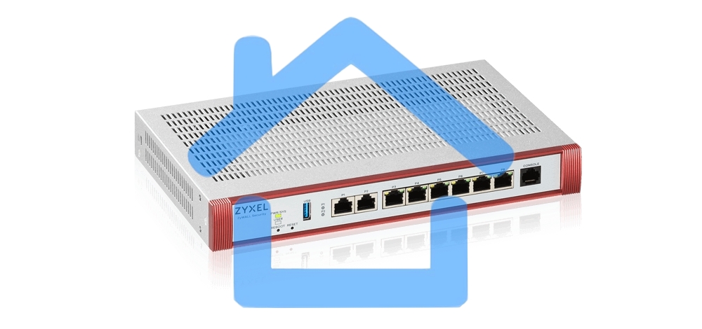 Межсетевой экран Zyxel USG FLEX 200H с подпиской Gold на 1 год (AS, AV, CF, IDP/DPI, Sandboxing, SecuReporter), Rack, 2xRJ-45: 1/2.5G (LAN/WAN), 6xRJ-45: 1G (LAN/WAN), 1xUSB3.0 **