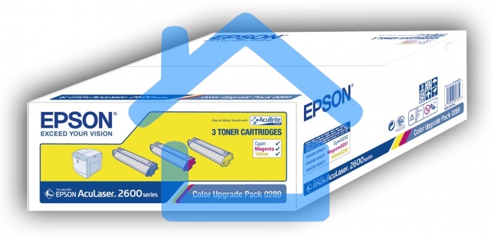 Картридж лазерный Epson C13S050289 голубой/пурпурный/желтый (2 000 стр) для AcuLaser 2600x/C2600x