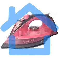 Утюг ВАСИЛИСА ВА-2001 розовый с корич., 2200 Вт