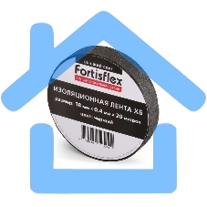 Изолента ХБ 18х0.4х11 черный Fortisflex 71242