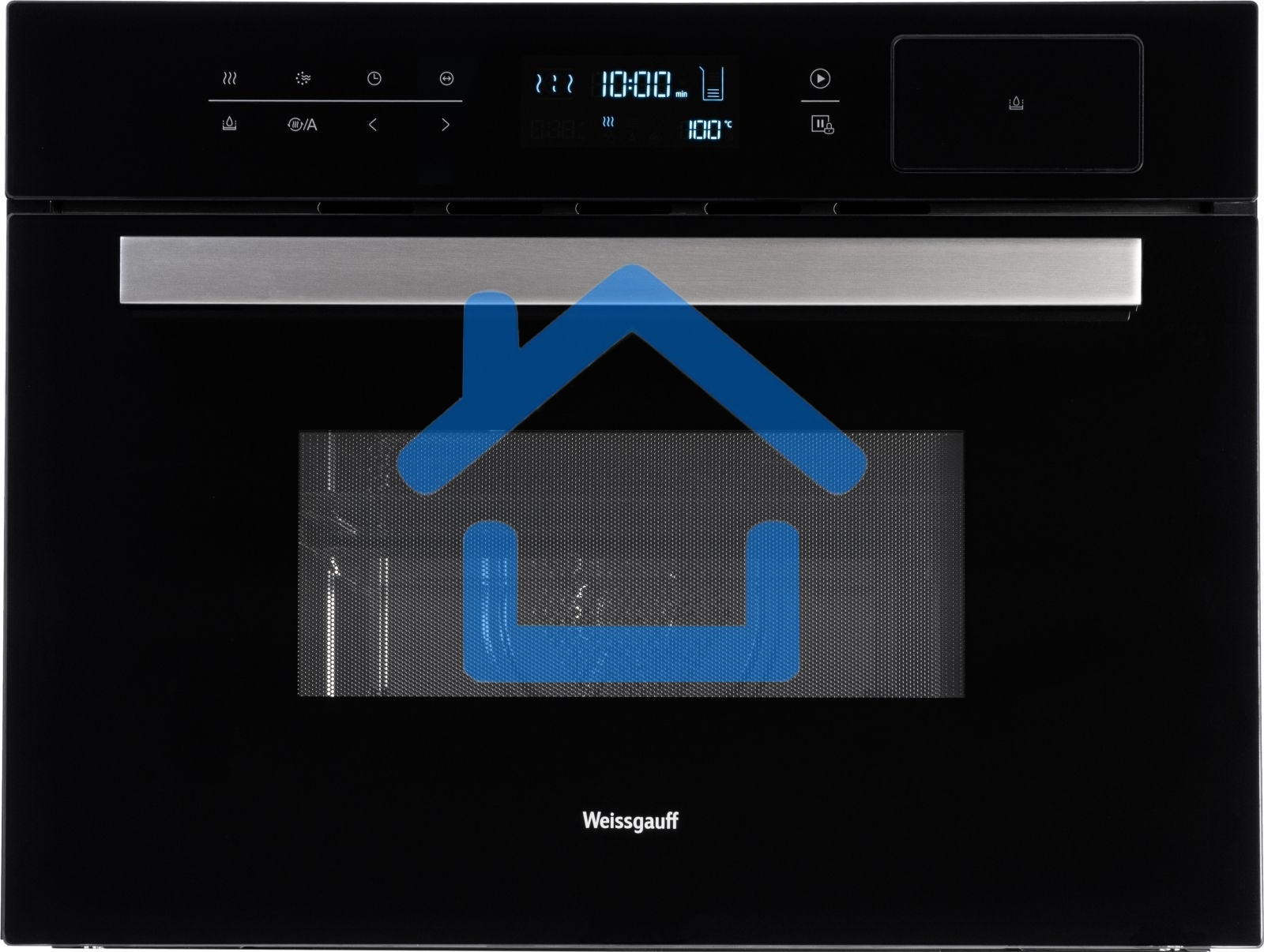 Духовой шкаф электрический Weissgauff OEMS 459 PDB черный, встраиваемый