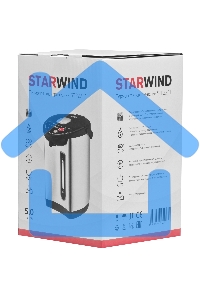 Термопот Starwind STP2251 5л. 750Вт черный/серебристый