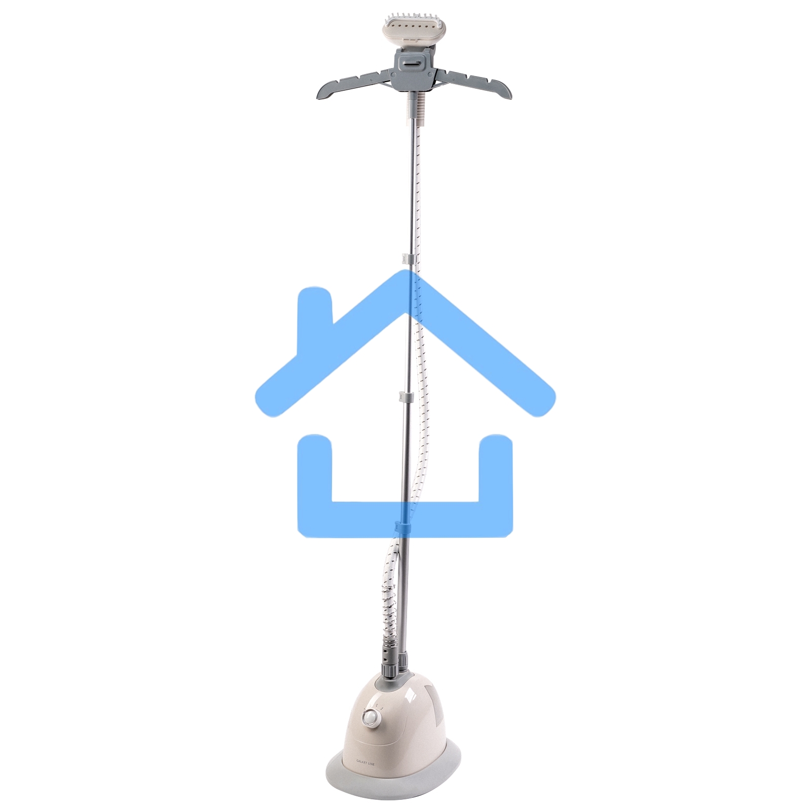 Отпариватель Galaxy Line GL 6212, бежевый, стационарный, 1800 Вт, объем контейнера для воды 1 л, 3 режима отпаривания