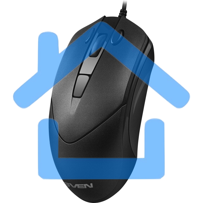 Мышь проводная SVEN RX-100 черный, 4000 dpi, USB, кнопки - 6