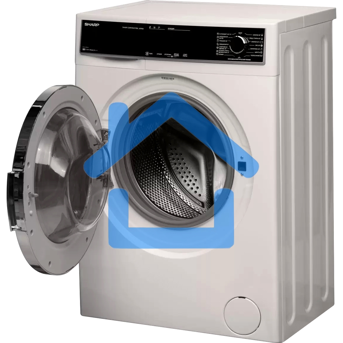 Стиральная машина Sharp ES612RW белый, загрузка фронтальная 6 кг, 1200 об/мин., класс: A+++
