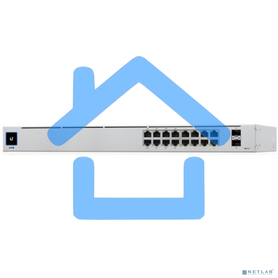 Коммутатор Ubiquiti UniFi USW-16-POE 2SFP 8PoE+ 42W управляемый