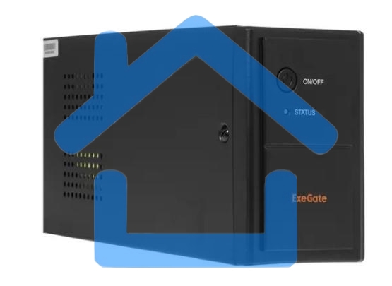 Источник бесперебойного питания ExeGate SpecialPro UNB-800.LED.AVR.EURO 800VA/480W, LED, AVR, 2 евророзетки, черный