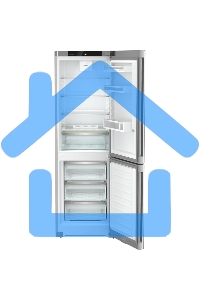 Холодильник Liebherr CNSFD 5203-22 001 серебристый двухкамерный 225/94 л морозилка снизу, No Frost