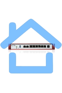 Межсетевой экран Zyxel USG FLEX 200H с подпиской Gold на 1 год (AS, AV, CF, IDP/DPI, Sandboxing, SecuReporter), Rack, 2xRJ-45: 1/2.5G (LAN/WAN), 6xRJ-45: 1G (LAN/WAN), 1xUSB3.0 **
