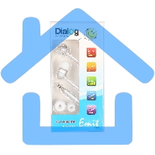 Наушники EP-F55 SILVER Dialog серебристый