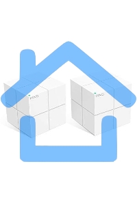 Маршрутизатор Tenda nova MW6 (2 роутера) АС1200 Двухдиапазонная Wi-Fi Mesh система, 2 порта gigabit ethernet RJ45