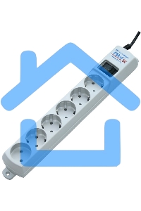 Сетевой фильтр ZIS Фильтр Pilot - S 5 евро, 1 росс. 10 м