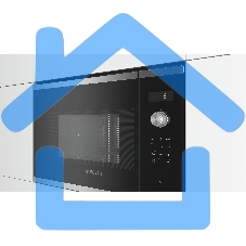 Микроволновая печь встраиваемая Bosch BFL554MS0 нержавеющая сталь/черный, 25 л, 900 Вт, переключатели - поворотный механизм/сенсор