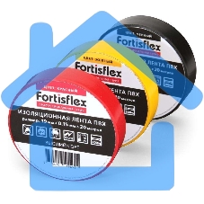 Изолента ПВХ 19х0.15x20 син. Fortisflex 71235