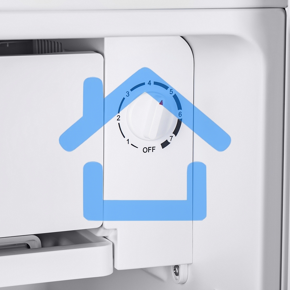 Холодильник Maunfeld MFF83W белый мат. однокамерный 85л