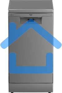 Посудомоечная машина Beko BDFS15020S, серебристая, 44.8 см, 10 компл., 49 дБ, класс A