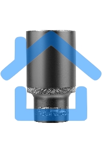 Головка торцевая удлиненная, 30 мм, 6-гранная, CrV, под квадрат 1/2