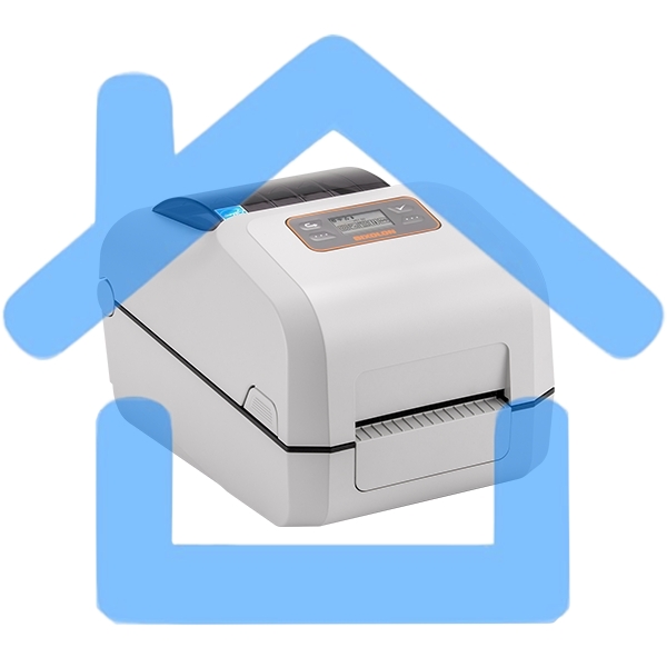 Принтер этикеток Bixolon XD5-43dEW, 300 dpi, 127мм/сек, USB, Serial, WLAN, Ivory