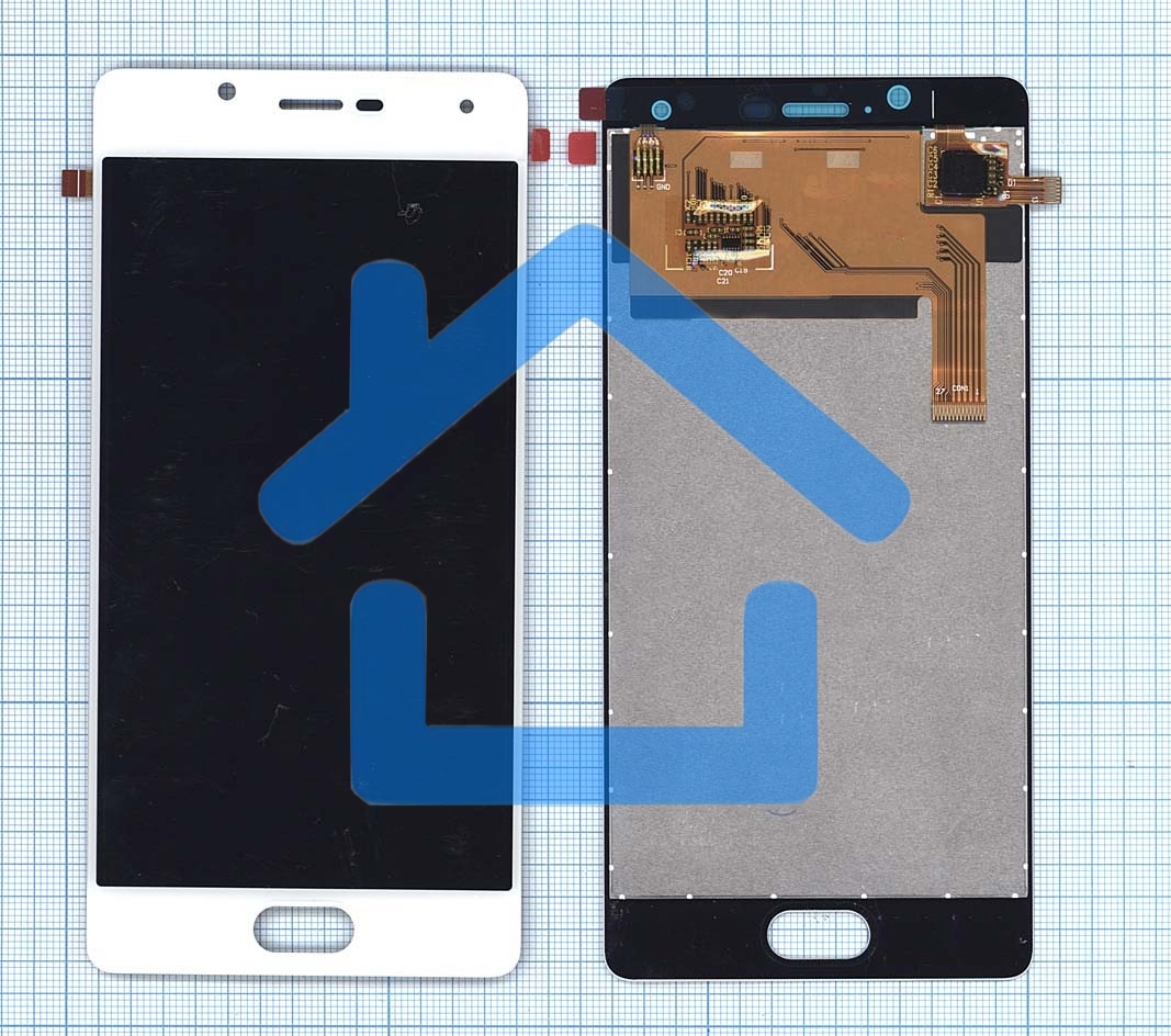 Дисплей для Micromax Canvas Unite 4 Q427 белый