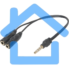 Переходник Defender Headset Jack 2*3.5jack - 3.5 4pin jack 0,15м