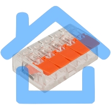 Универсальная компактная клемма, 5-проводная до 4,0 мм² (40 шт./уп.) Rexant