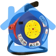 Удлинитель на катушке 4х20м с заземл. 10А IP44 ВЕМ-250 термо ПВС 3х0.75 розетки с защ. шторками UNIVersal 1679 Удлинитель на катушке 4х20м с заземл. 10А IP44 ВЕМ-250 термо ПВС 3х0.75 розетки с защ. шторками UNIVersal 1679