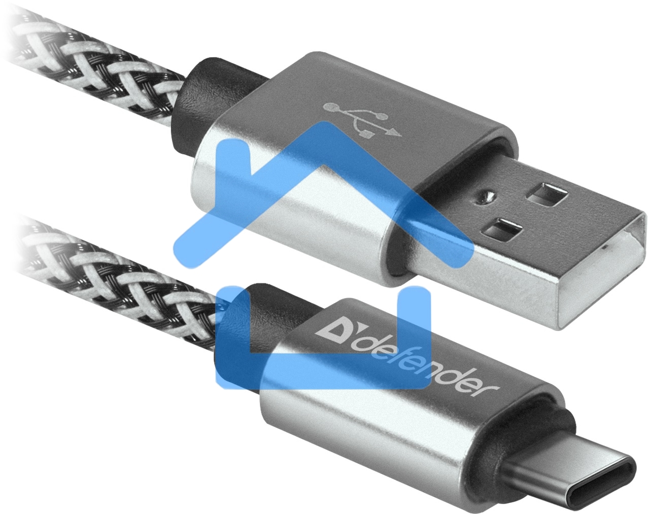 Кабель Defender USB2.0 TO TYPE-C 1M WHITE USB09-03T