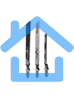 Набор полотен для электролобзика KRANZ № 1 T101B/T111C/T119BO (3 шт./уп.) 