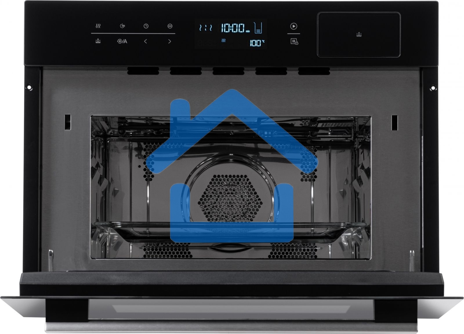 Духовой шкаф электрический Weissgauff OEMS 459 PDB черный, встраиваемый
