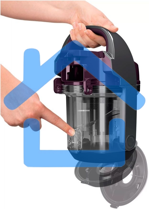 Пылесос Bosch BGC05AAA1, 350/700 Вт, уборка сухая, пылесборник контейнер 1.5 л