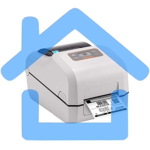 Принтер этикеток Bixolon XD5-43dEW, 300 dpi, 127мм/сек, USB, Serial, WLAN, Ivory