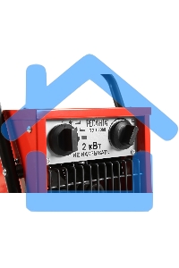 Тепловые пушки Ресанта ТЭП-2000 67/1/1 Тепловая электрическая пушкаквадратная, 220В, 650/1300/2000 Вт, 4,7 кг