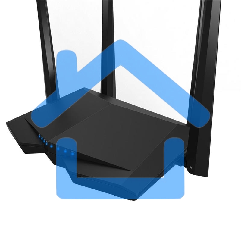 Маршрутизатор Tenda AC6 AC1200 Двухдиапазонный, Wi-Fi маршрутизатор, 4*5 дБи внешние антенны