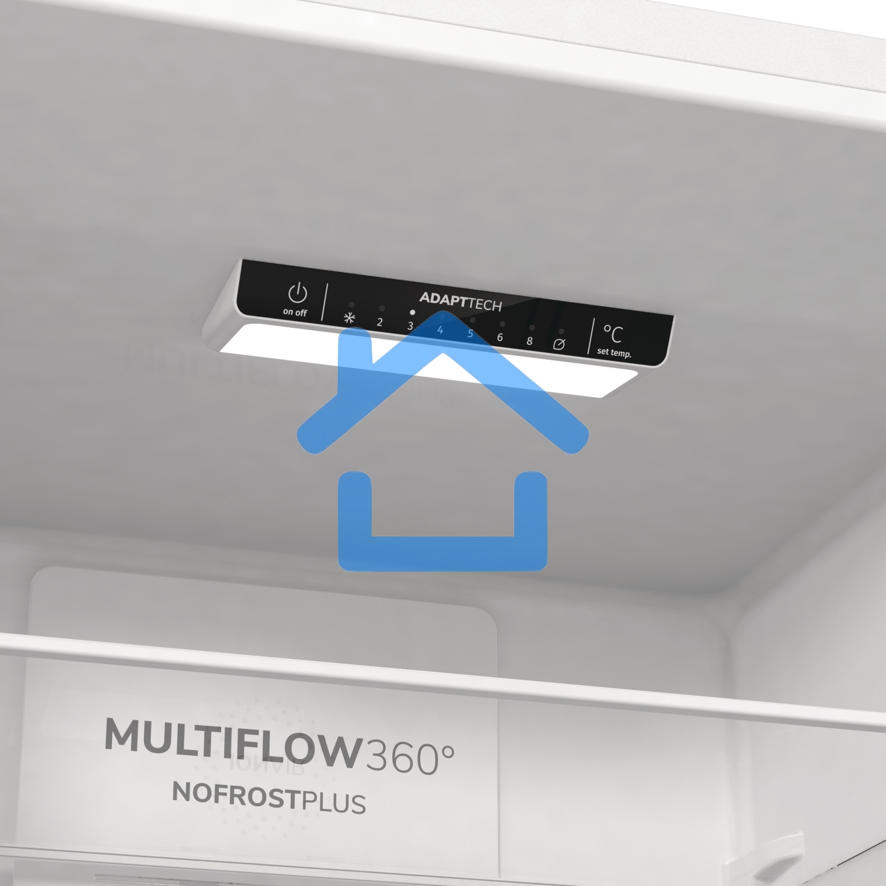 Холодильник Gorenje NRK6201EW4 белый (двухкамерный) (NO FROST)