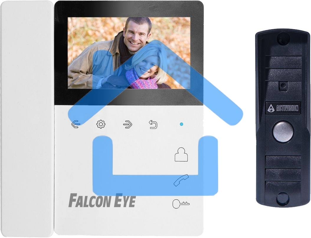 Видеодомофон Falcon Eye Lira + AVP-505 ассорти