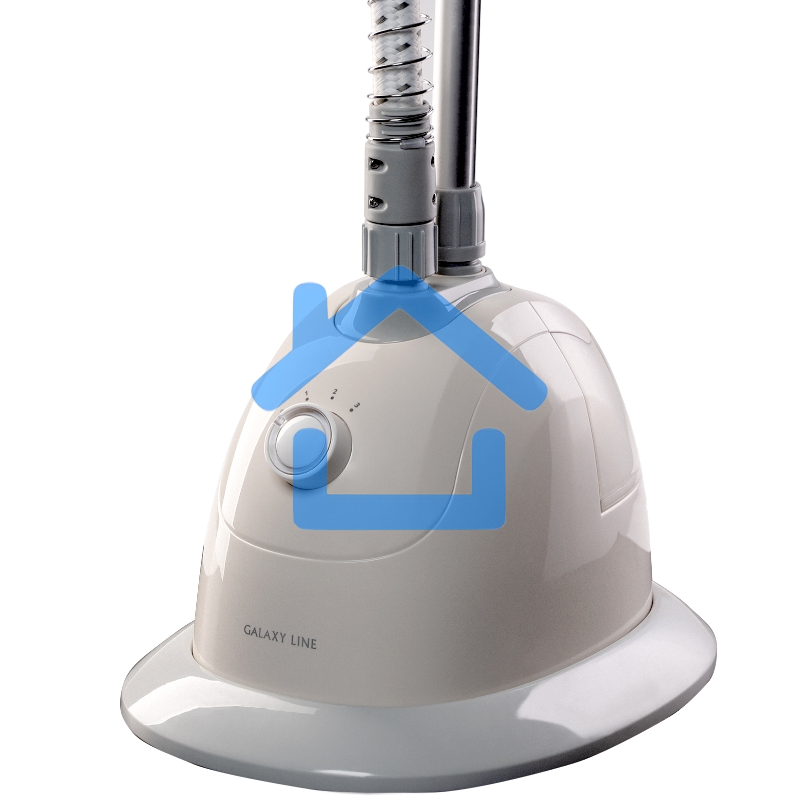 Отпариватель Galaxy Line GL 6212, бежевый, стационарный, 1800 Вт, объем контейнера для воды 1 л, 3 режима отпаривания