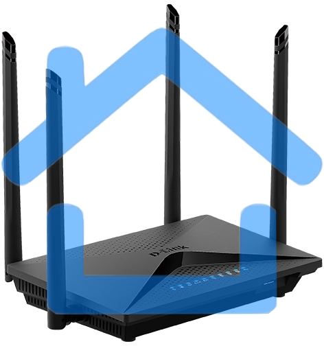 Беспроводной двухдиапазонный гигабитный маршрутизатор D-Link DIR-853/URU/R3A AC1300 Wave 2 с поддержкой технологии MU-MIMO, 3G/LTE и USB-портом 3.0