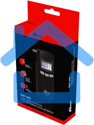 Алкотестер Ritmix RAT-650 электрохимический черный