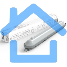Светильник светодиодный лин Gauss СПП-176 EVO 18W 1980lm 6500K 200-240V IP65 600*76*82мм ИК-сенс и соед в лин LED