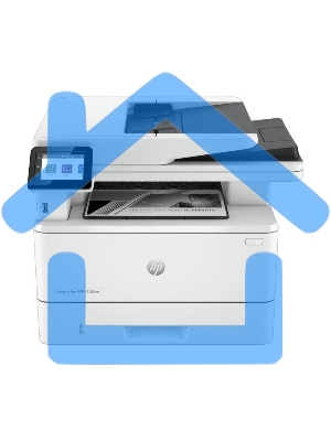 МФУ лазерное HP LaserJet Pro 4103fdw (2Z629A), A4, ч/б, печ. до 40 стр/мин., скан. до 29 стр/мин., 1200 x 1200 dpi (печать) 600x600dpi (скан.), USB, RJ-45, Wi-Fi, BlueTooth, Air Print, Mopria